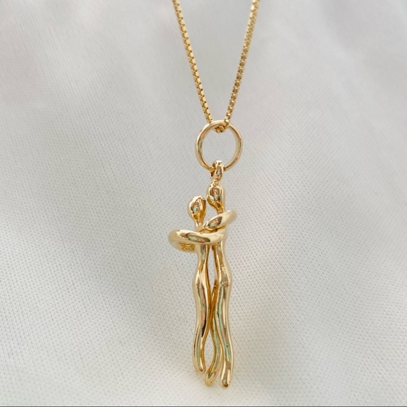 Dancing Couple Necklace - Picture 5 of 9